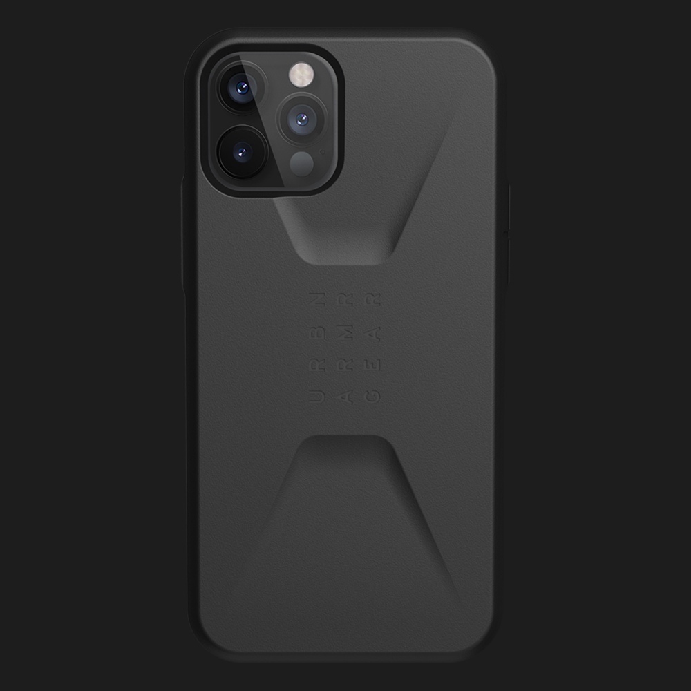 Чохол UAG Civilian Series для iPhone 12 Pro Max (Black)